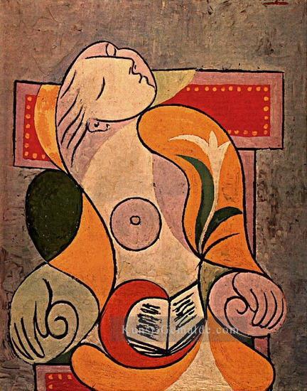 La lecture Marie Therese 1932 kubismus Pablo Picasso Ölgemälde